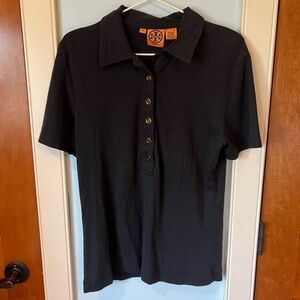 Tory Burch Polo with Logo Buttons
